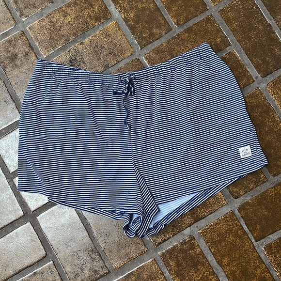 Life Is Good Other - Life Is Good Sleep Navy & White Striped Drawstring Pajama Short
